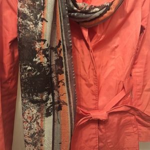 Beautiful Mexx Trench Coat with matching scarf